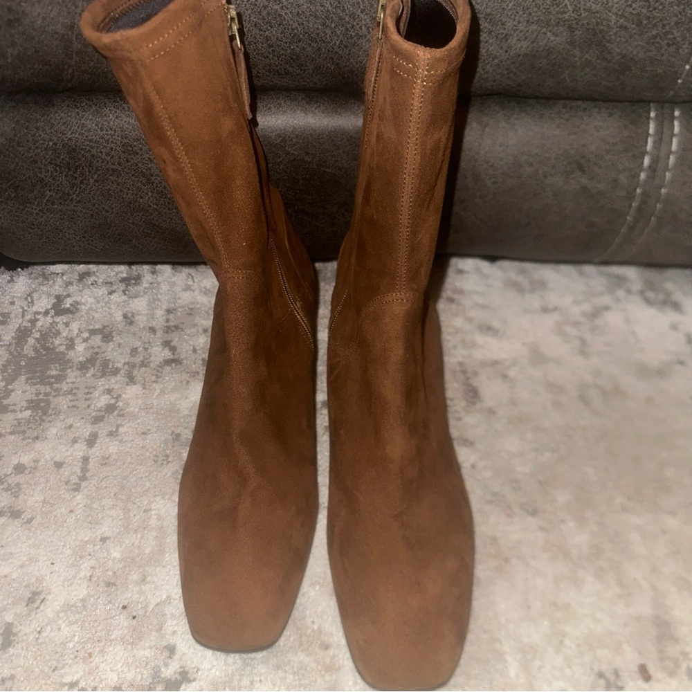 Aquatalia Brown Heeled Boots